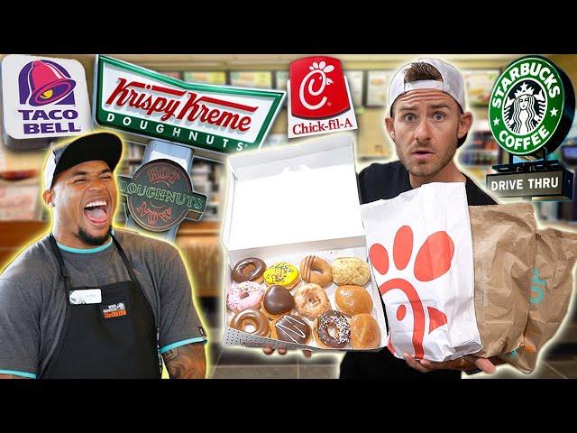 I LET FAST FOOD WORKERS PICK MY FOOD CHALLENGE!