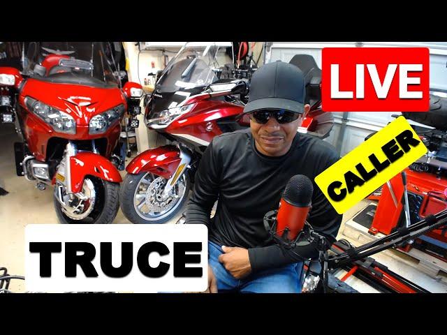 Chris Caliente Live Stream in the Garage (stuck camera)