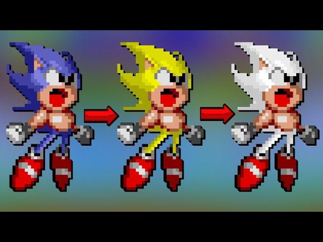 Transform Into Both Super Sonic And Hyper Sonic