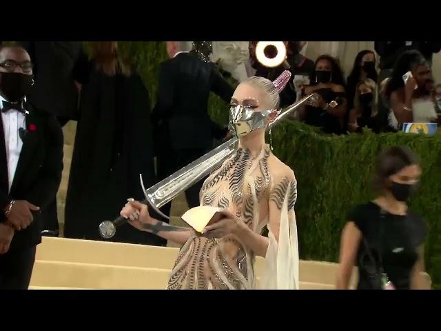 Grimes at the Met Gala 2021