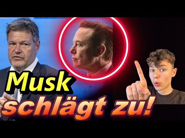 Habeck am Ende: Musk stellt ihn gnadenlos bloß!