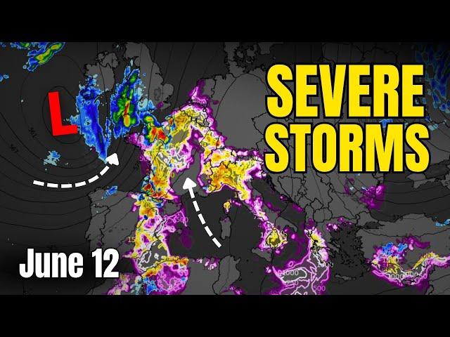 Outbreaks of Severe Weather Likely Across Western Europe…