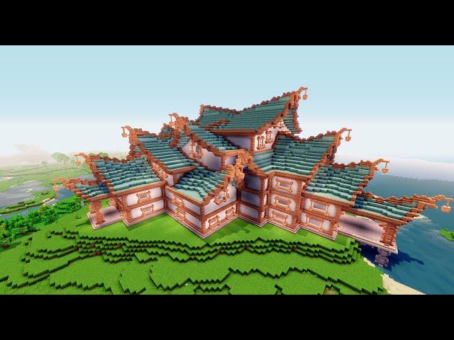 Minecraft timelapse fantasy house Pt 1