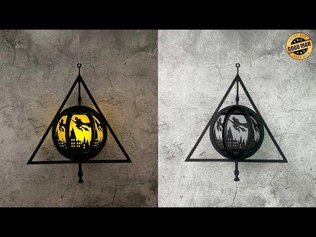 How To Make Paper Cut Lantern Harry Potter