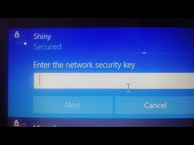 enter the network security key || enter the network security key laptop || network security