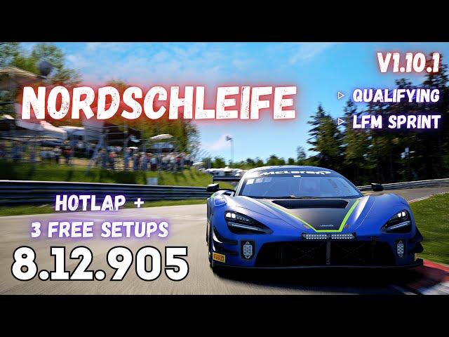 MCLAREN 720S GT3 EVO | NORDSCHLEIFE 8.12.9 | HOTLAP + FREE SETUP | ACC v1.10