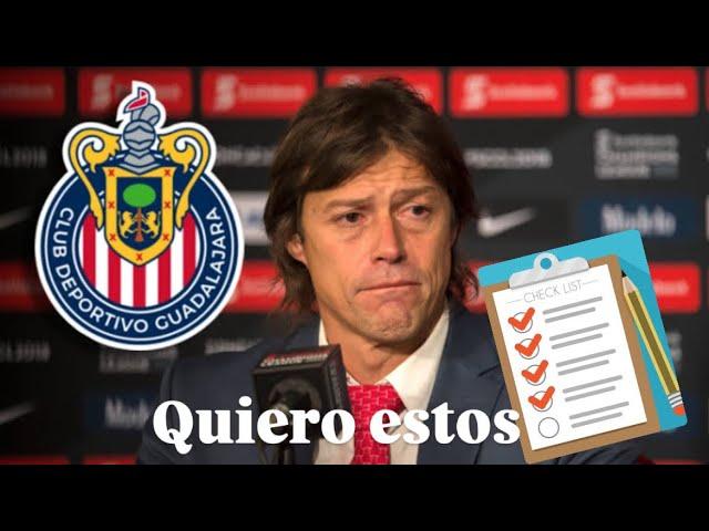 OFICIAL: LA LISTA DE REFUERZOS QUE PIDE ALMEYDA PARA VOLVER A CHIVAS