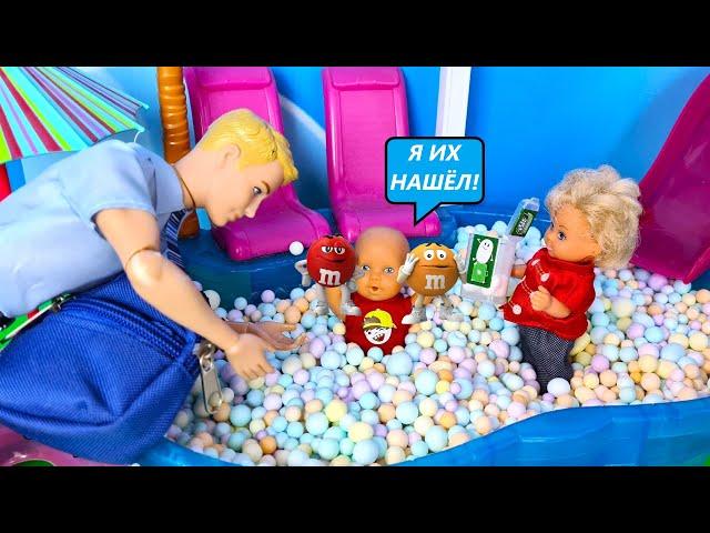 I WAS LOOKING FOR CANDY-I SKIPPED SCHOOL!Katya and Max fun school FAMILY barbie dolls stories