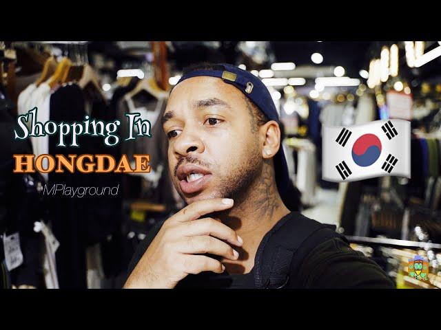 SEOUL SOUTH KOREA: Hongdae Shopping Market. MPlayground has Nice clothes, Good Prices !!!!!!