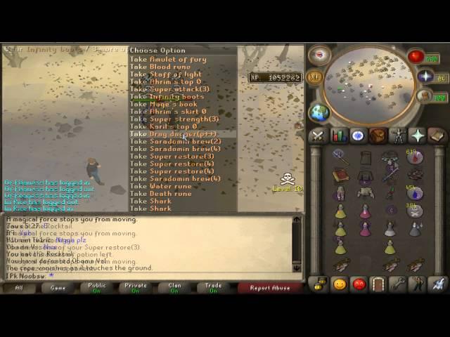 [SOULSPLIT RSPS] i pk noobsw hybriding 4th pk video |team insanity| |dragon claws|