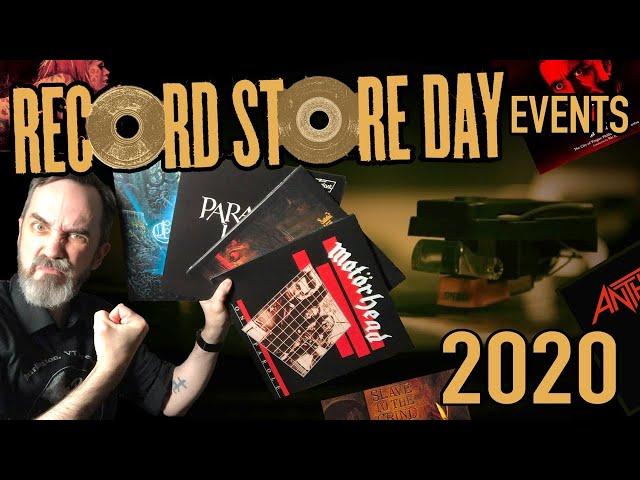 Record Store Day 2020 Events - Vinyl Purchases Round-Up | Metal, Rock, & Soundtracks