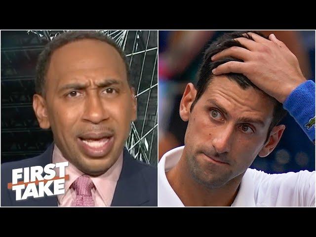 Stephen A. is 'disgusted' by Novak Djokovic’s disqualification | First Take