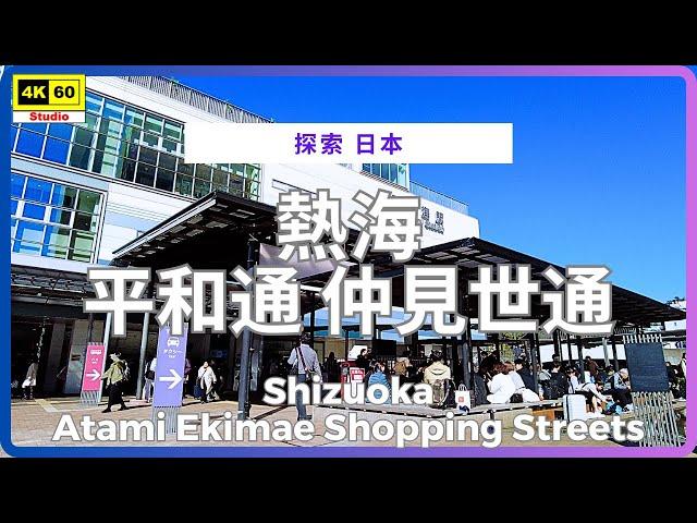 熱海 平和通 仲見世通 4K | Shizuoka - Atami Ekimae Shopping Streets | DJI Pocket 2 | 2024.11.24