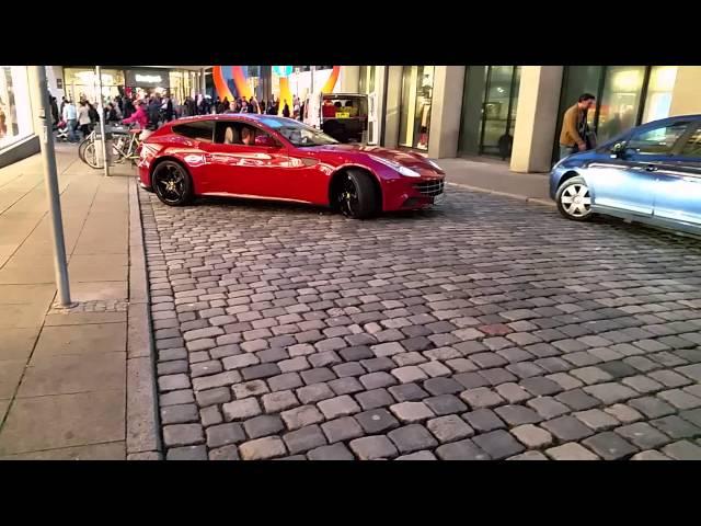 Ferrari FF Start Up, Brutal Revs & Acceleration