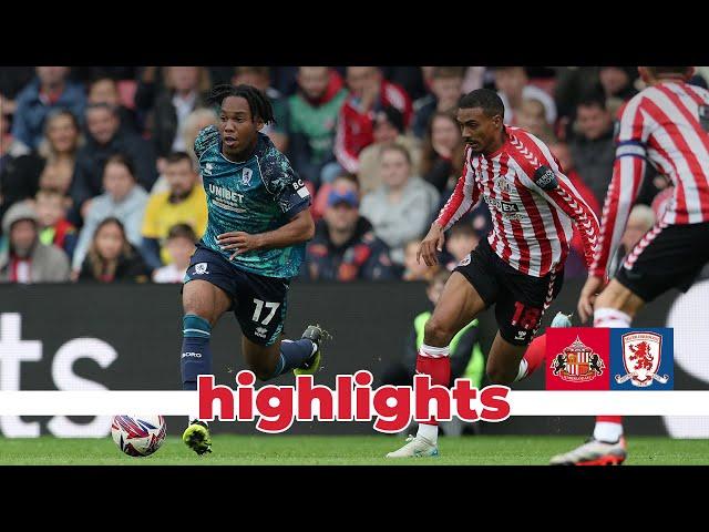 Match Highlights | Sunderland 1 Boro 0 | Matchday 6