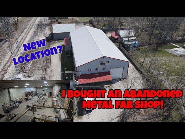 We bought a complete abandoned metal Fabrication shop facility loaded with everything!