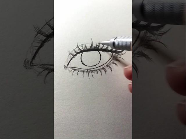 Drawing eyes art #art #eyes #tutorial #sketch #shorts