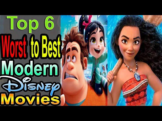 6 Worst to Best Modern Disney Movies (2016-2019 Animated)