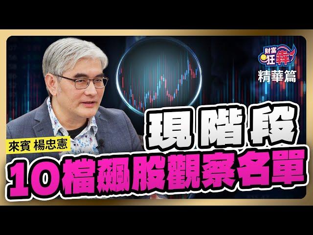 【精華】現階段10檔飆股觀察名單｜楚狂人 ft. 專業投資人 楊忠憲｜財富狂犇｜玩股網20250304