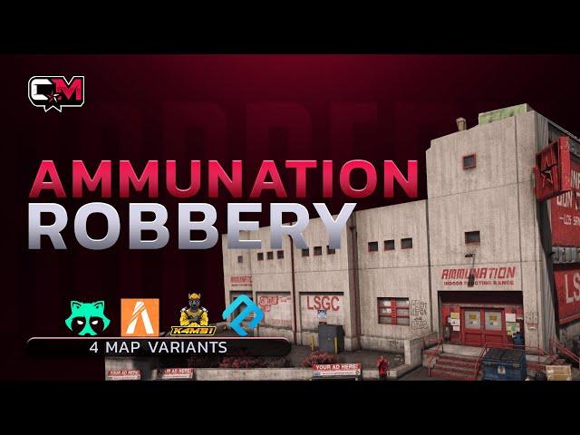 Ammunation Robbery (Default, Gabz, K4MB1 & FM) - FiveM Script (ESX, QBCore & QBox)