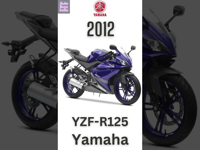 Evolution Of Yamaha YZF-R125 #shorts