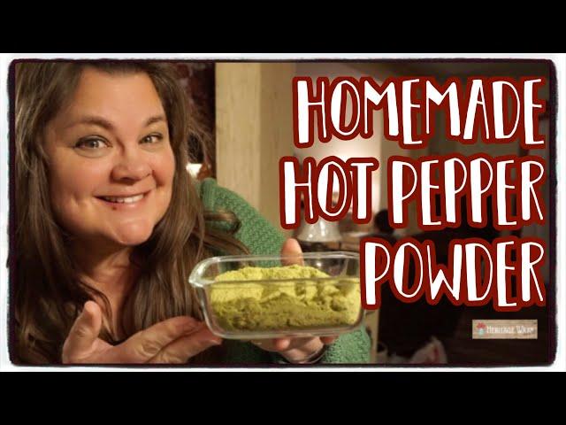 Homemade Hot Pepper Powder ️ Nesco vs. Excalibur ️ Heritage House Village Homestead