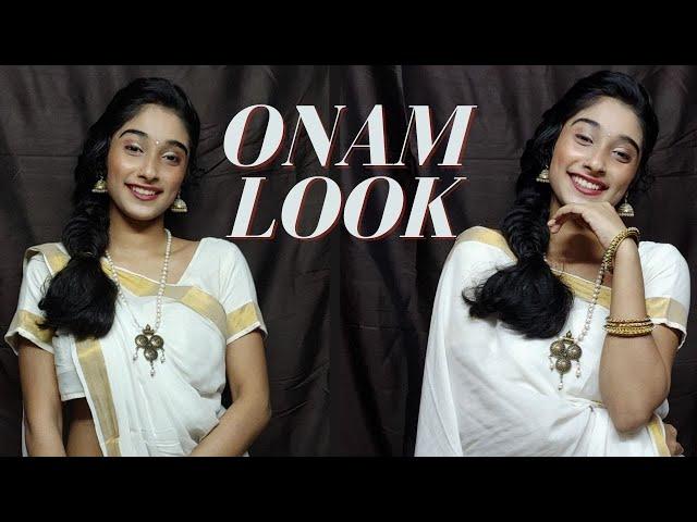 Onam Look | Get Ready With Me | Saumya Poojary