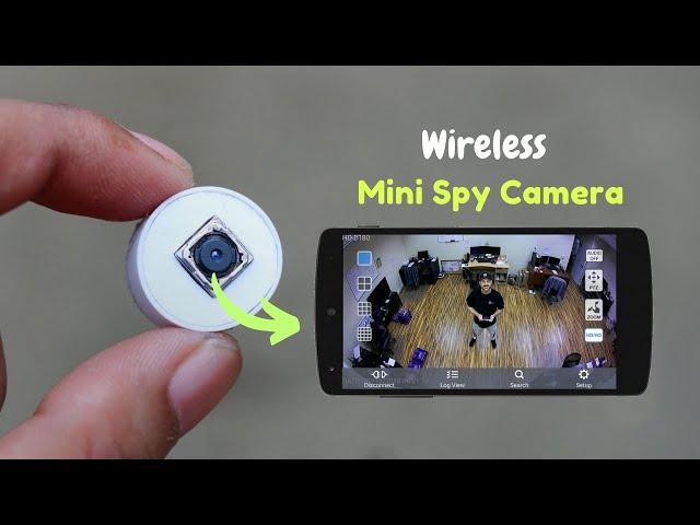 How To Make Mini Wireless Spy Cctv Camera - Using Old Mobile Camera - 2024