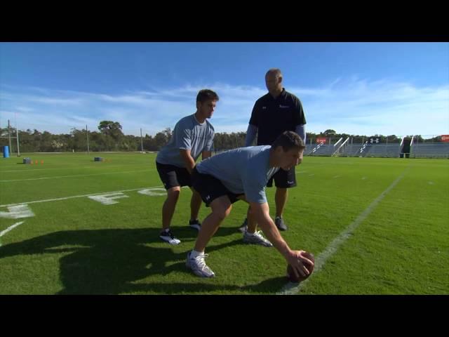 Proper Arm Positioning - Center to Quarterback Exchange Series by IMG Academy Football (2 of 3)