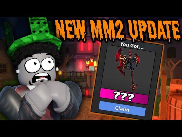 NEW MM2 HALLOWEEN UPDATE USING THE NEW GODLYS ... (Murder Mystery 2)