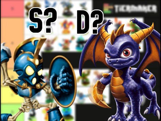 Whos the best? Skylanders Spyros adventure tier list