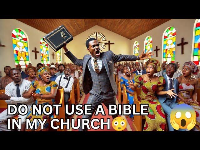 IF ONLY THEY KNEW WHY BIBLES ARE NOT ALLOWED IN HIS CHURCH  ... Before using a bible, Watch this