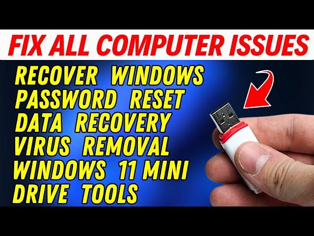 How To Use Hiren's Boot USB (RECOVER DATA & PASSWORD  REMOVAL & WINDOWS REPAIR)