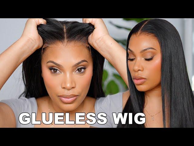 COMPLETLETY GLUELESS WIG INSTALL | MELTED | BEGINNER FRIENDLY