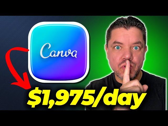 Canva AI + Faceless Digital Marketing = $1,975+/Day! (Easy Side Hustle)