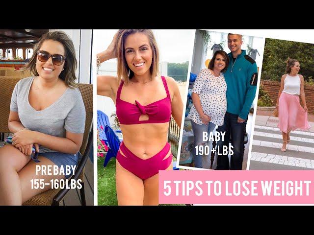 5 TIPS TO LOSE WEIGHT | Down 70 lbs | LEANNA MICHELLE