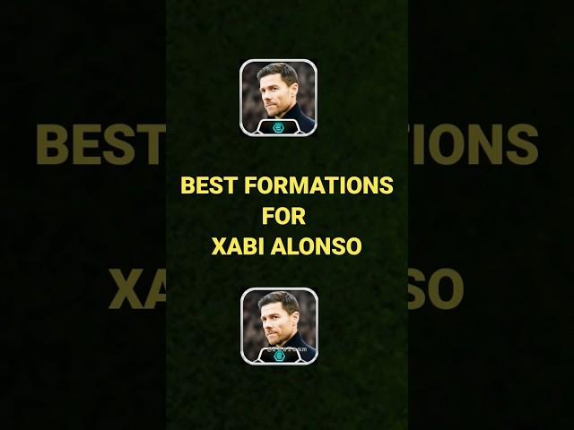 Best Formation  For Xabi Alonso ||  Best Quick Counter Formation ️ #efootball #viral #shorts