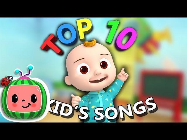 Top 10 Popular Kids Songs + More Nursery Rhymes & Kids Songs - CoComelon