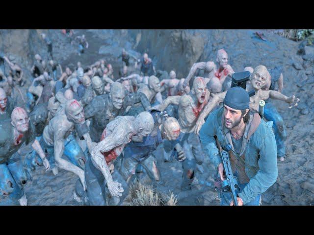 Days Gone - Chemult Horde BOSS Fight (Hundreds of Zombies at once) with cutscenes