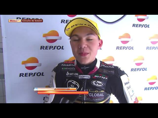Interview Barry Baltus winner Moto3™ Junior World Championship (EN)