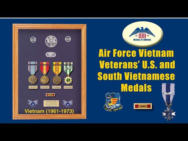 Air Force Vietnam Veterans’ Military Medals Explained including 12 actual Veteran's Displays!