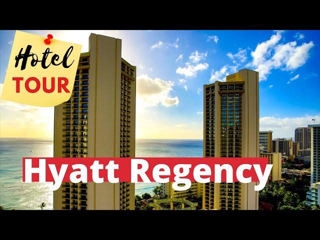 HOTEL Tour 4K | Hyatt Regency, Walkthrough | OAHU