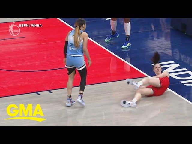 Fallout after Caitlin Clark fouled by Chennedy Carter in WNBA game