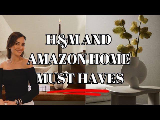 H&M Home and Amazon Decor MUST HAVES: Designer Look On A BUDGET | Nina Takesh