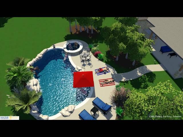 The Vaughn Pool - Designed by Zach Johnson - Cody Pools