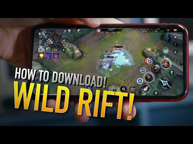 HOW TO DOWNLOAD WILD RIFT!