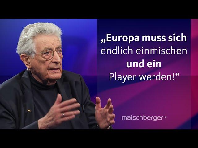 „Es soll eine neue Weltordnung entstehen, es riecht nach Krieg“ – Gerhart Baum (FDP) | maischberger