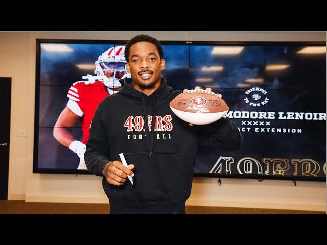 BEHIND THE SCENES: Deommodore Lenoir's Five-Year Extension with the 49ers