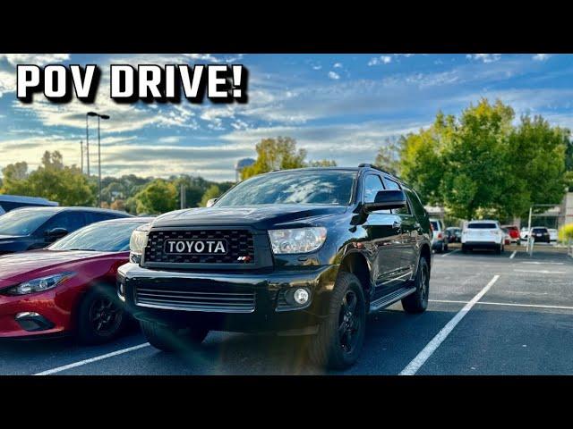 2014 Toyota Sequoia POV Drive - Ideal Daily Driver?