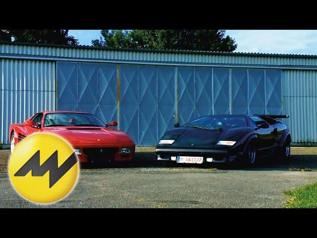 Lamborghini Countach vs. Ferrari 512 TR | Italienisches Luxus-Duell |  Motorvision